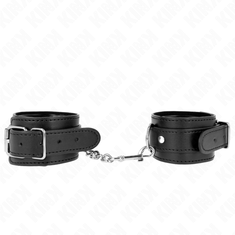 KINK - CIENKIE ZAPIECIA NA NADGARSTKI CZARNE Z REGULACJA 21-33 CM