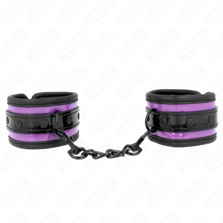 KINK - NEOPRENOWE OPTYCZKI NA NADGARSTKI JASNOFIOLETOWE REGULOWANE 21-28 CM X 5 CM