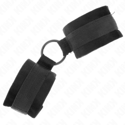 KINK - FUTRO MANKIETÓW DLA POCZATKUJACYCH 25 CM Z O-RINGEM 4 CM CZARNE REGULACJA 15-25 CM