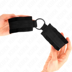 KINK - FUTRO MANKIETÓW DLA POCZATKUJACYCH 25 CM Z O-RINGEM 4 CM CZARNE REGULACJA 15-25 CM