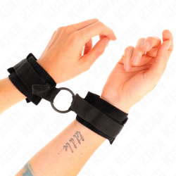 KINK - FUTRO MANKIETÓW DLA POCZATKUJACYCH 25 CM Z O-RINGEM 4 CM CZARNE REGULACJA 15-25 CM