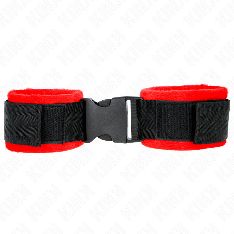 KINK - NYLONOWE ZAPIECIE NA NADGARSTKI NA HACZYKI I PETLE CZARNY MODEL 1 REGULACJA 25-35 CM X 6 CM