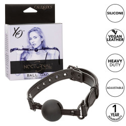 CALEXOTICS - NOCTURNAL BALL GAG SILIKON CZARNY