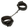 CALEXOTICS - NOCTURNAL ANKLE CUCFFS SKÓRZANE REGULOWANE CZARNE