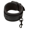 CALEXOTICS - NOCTURNAL ANKLE CUCFFS SKÓRZANE REGULOWANE CZARNE