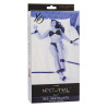 CALEXOTICS - NOCTURNAL BED RESTRAINTS SKÓRZANE REGULOWANE CZARNE
