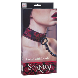 CALEXOTICS - SCANDAL NASZYJNIK Z CZARNYM PASKIEM