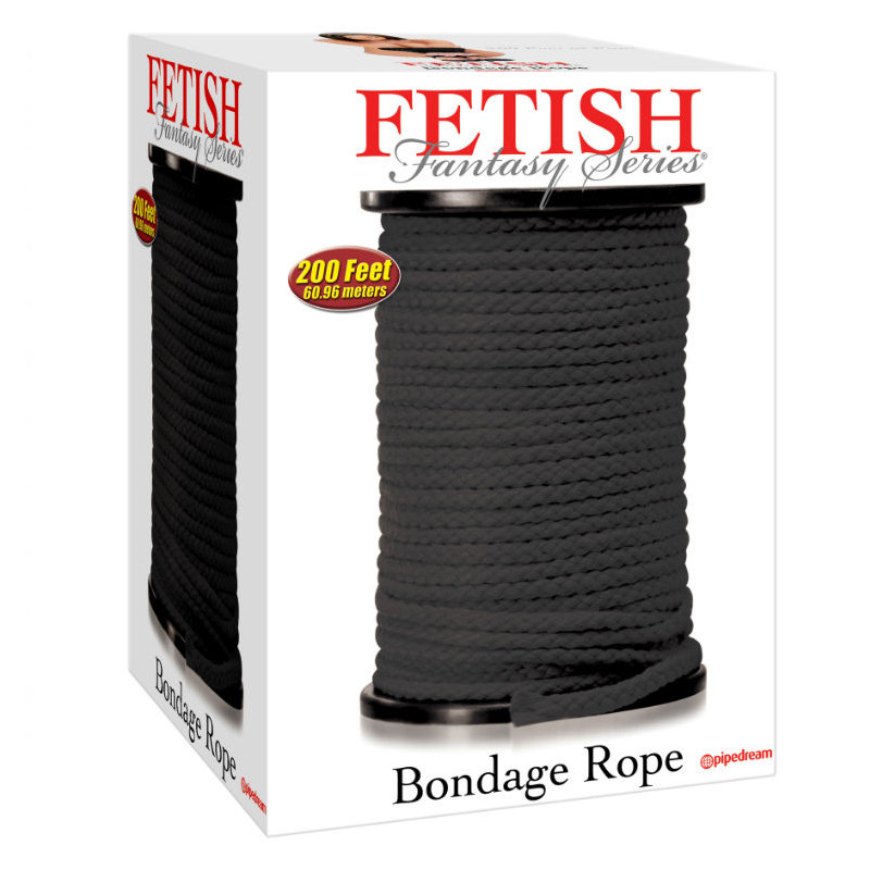 FETISH FANTASY SERIES - SERIA BONDAGE LINA CZARNA 60,96 METROW FETISH FANTASY SERIES - SERIA BONDAGE LINA CZARNA 60,96 METROW