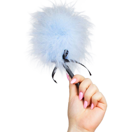 SECRETPLAY - DUSTER MARABOU BLEU CLAIR