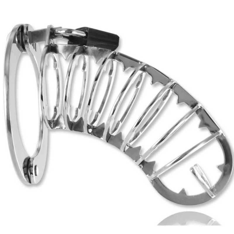 METAL HARD - KLATKA NA PENIS Z ZAMKIEM BEZPIECZENSTWA 14 CM METAL HARD - KLATKA NA PENIS Z ZAMKIEM BEZPIECZENSTWA 14 CM
