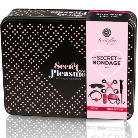 SECRETPLAY - ZESTAW BDSM 6 SZT. KOLEKCJA CZERWONA