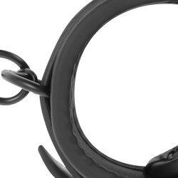 FETISH SUBMISSIVE - WEGANSKIE SKORZANE KEJKANKI Z NOPRENOWA WYSCIOLKA
