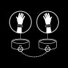 FETISH SUBMISSIVE - VEGAN LEATHER HANDCUFFS WITH NOPRENE LINING