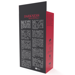 DARKNESS - NASZYJNIK POZYCJI ZE SKORZANYM LANCUCHEM
