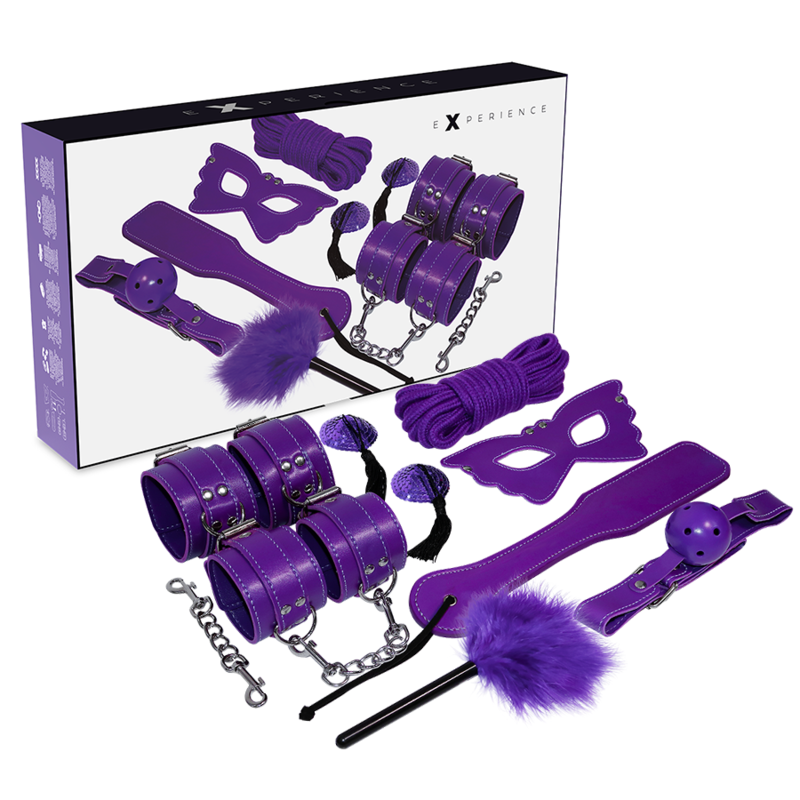 EXPERIENCE - ZESTAW DO FETYZU BDSM SERIA FIOLETOWA