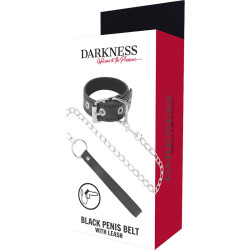 DARKNESS - PIERSCIONEK NA PENIS Z PASKIEM