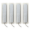 ELECTRASTIM - 4 X ALMOFADAS AUTO ADESIVAS LONGAS 1.5CM X 7.5CM