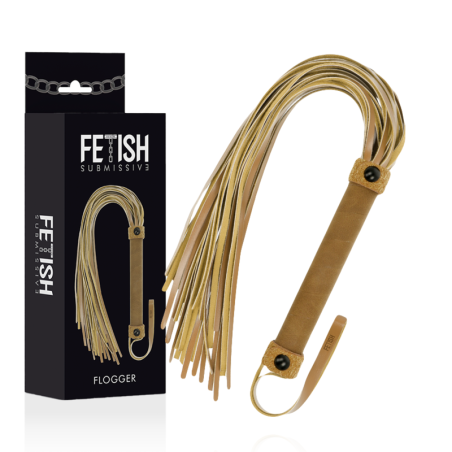 FETISH SUBMISSIVE ORIGIN - FOUET EN CUIR VEGAN