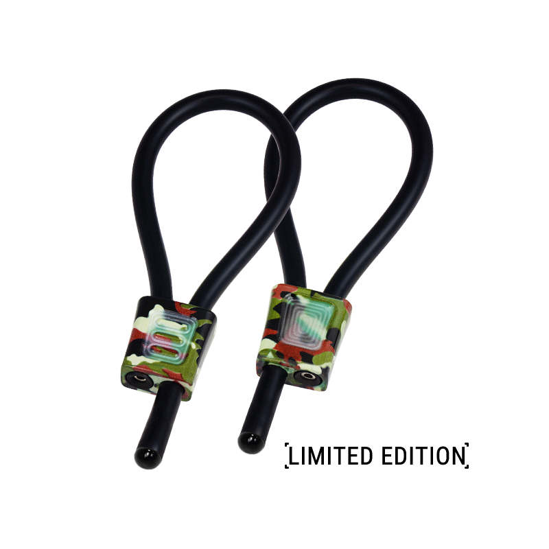 ELECTRASTIM - ANÉIS DE GALO AJUSTVEIS PRESTIGE ELECTRALOOPS CAMUFLAGEM