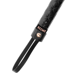 BEGME - FLOGGER Z WEGANSKIEJ SKORY W BLACK EDITION