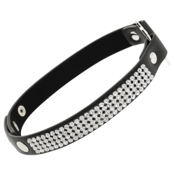 COQUETTE CHIC DESIRE - WEGANSKI CHOKER Z SERDUSZKIEM SKORZANYM