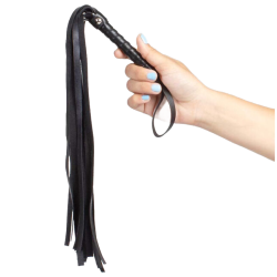 SECRETPLAY - FOUET DE BONDAGE NOIR  COLLECTION BDSM
