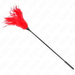 KINK - WIELE CZERWONYCH PIÓREK LASKACYCH 45 CM
