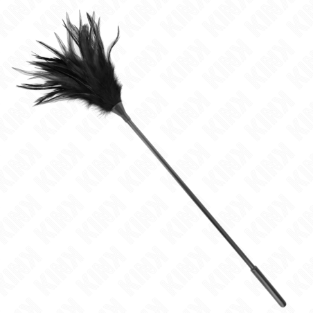 KINK - WIELE CZARNYCH PIÓREK LASKACYCH 45 CM