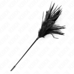 KINK - WIELE CZARNYCH PIÓREK LASKACYCH 45 CM