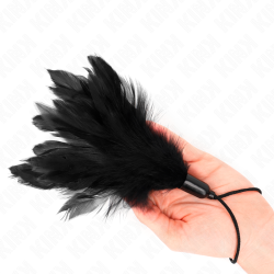 KINK - LASKACE PIÓRKA Z UCHWYTEM LINOWYM PODSTAWA PLASTIKOWA 15 CM