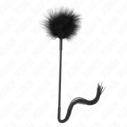 KINK - BICZ SILIKONOWY Z PIÓRKAMI DO LASKOTANIA 47 CM