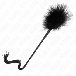 KINK - BICZ SILIKONOWY Z PIÓRKAMI DO LASKOTANIA 47 CM