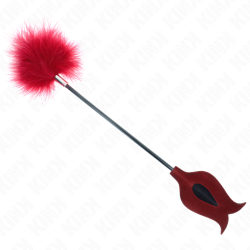 KINK - LASKACE PIÓRKA Z WiosLkA W KSZTALCIE RÓZY 8 CM