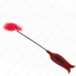 KINK - LASKACE PIÓRKA Z WiosLkA W KSZTALCIE RÓZY 8 CM