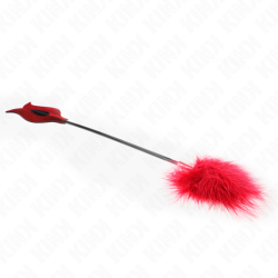 KINK - LASKACE PIÓRKA Z WiosLkA W KSZTALCIE RÓZY 8 CM
