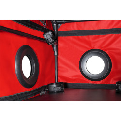 SECRET DOME - KINK CLUB LA NICHE CABIN BLACK & RED