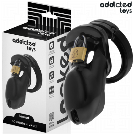 ADDICTED TOYS LOCKED - ZABRONIONE SKRZYNKI PENIS CAGE 10 CM