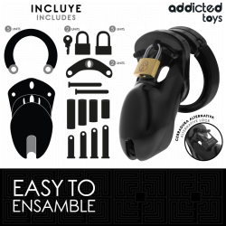 ADDICTED TOYS LOCKED - ZABRONIONE SKRZYNKI PENIS CAGE 10 CM