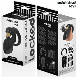 ADDICTED TOYS LOCKED - ZABRONIONE SKRZYNKI PENIS CAGE 10 CM