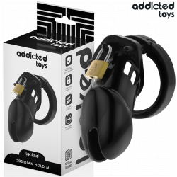 ADDICTED TOYS LOCKED - OBSIDIAN HOLD PENIS CAGE ROZMIAR M
