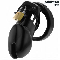 ADDICTED TOYS LOCKED - OBSIDIAN HOLD PENIS CAGE ROZMIAR M