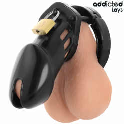 ADDICTED TOYS LOCKED - OBSIDIAN HOLD PENIS CAGE ROZMIAR M