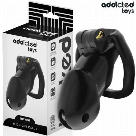 ADDICTED TOYS LOCKED - MINDNIGHT CELL PENIS CAGE ROZMIAR L