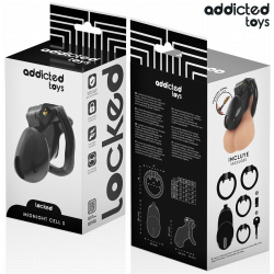 ADDICTED TOYS LOCKED - MINDNIGHT CELL PENIS CAGE ROZMIAR S 4.8 CM