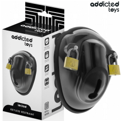 ADDICTED TOYS LOCKED - BEZKLUCZYKOWA KLATKA NA PENISA 11,5 CM