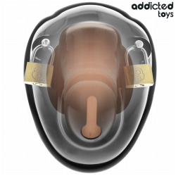 ADDICTED TOYS LOCKED - BEZKLUCZYKOWA KLATKA NA PENISA 11,5 CM