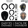 ADDICTED TOYS LOCKED - BEZKLUCZYKOWA KLATKA NA PENISA 11,5 CM