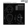 ADDICTED TOYS LOCKED - BEZKLUCZYKOWA KLATKA NA PENISA 11,5 CM