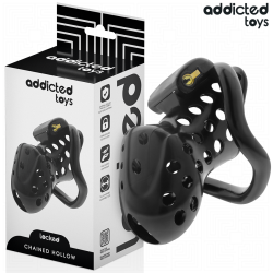 ADDICTED TOYS LOCKED - ŁAŃCUCHOWY PENIS WKLĘSŁY KLATKA 10,5 CM