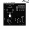 ADDICTED TOYS LOCKED - ZAMKNIĘTA KLATKĄ PENIS 8 CM